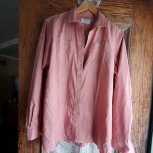 Chick fil a Oobe Button Up Shirt